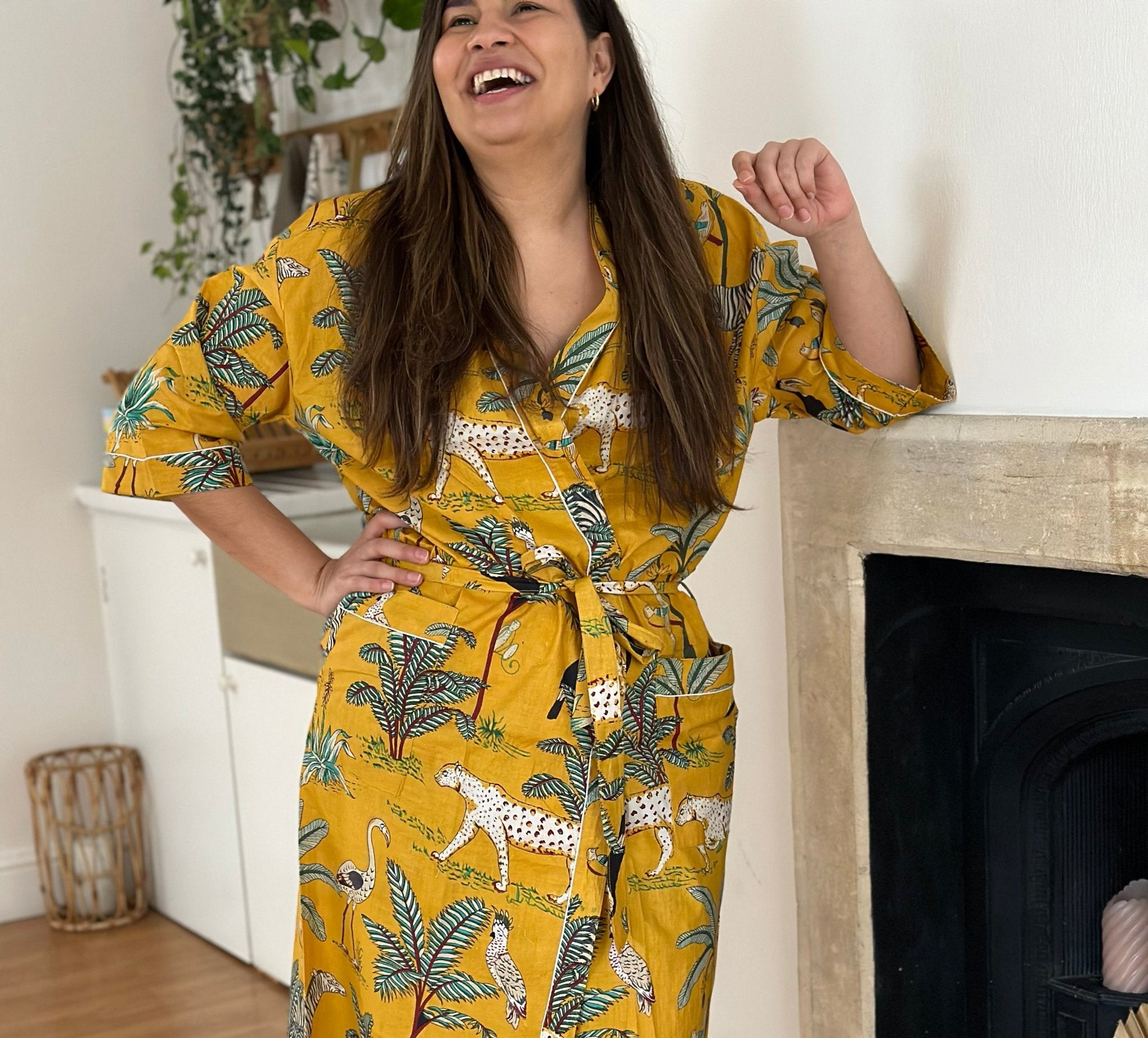 ladies cotton kimono dressing gown uk Ladies Kimono Robes UK | Cotton Kimono Dressing Gown