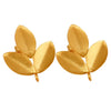 18K Gold Leaf Stud Earrings - Hauslife