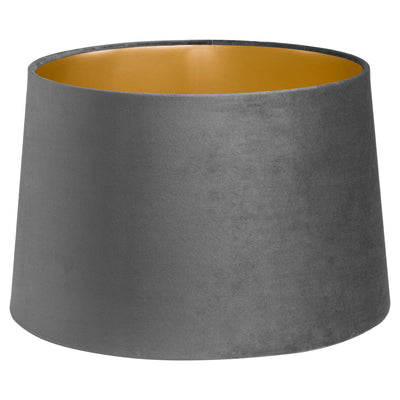 Grey Velvet Lamp and Ceiling Shade - Hauslife