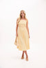 Katie Yellow & White Stripe Dress