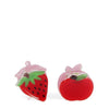 Mini Hair Claw Clips - Apple and Strawberry