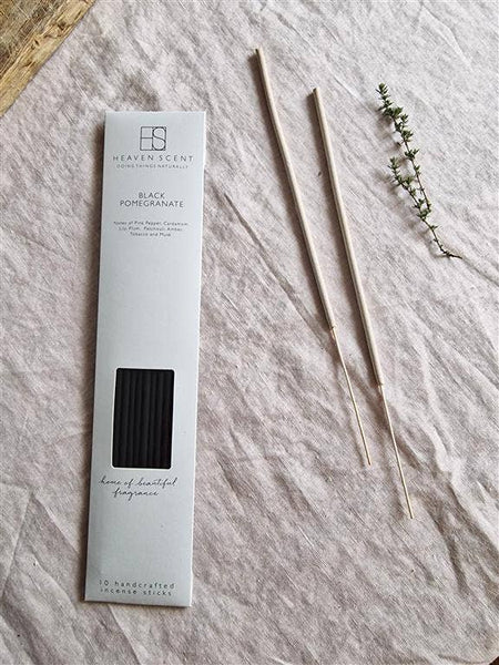10 Black Pomegranate Incense Sticks - Hauslife