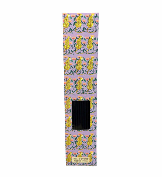 10 Black Pomegranate Incense Sticks in an Illustrated Pack - Hauslife