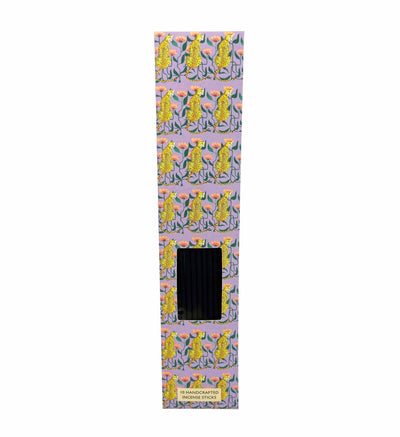10 Black Pomegranate Incense Sticks in an Illustrated Pack - Hauslife