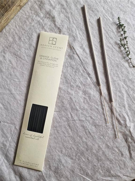 10 Orange, Clove & Cinnamon Incense Sticks - Hauslife