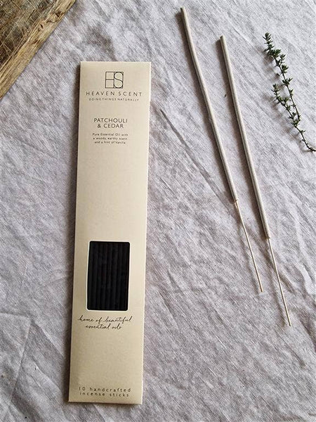 10 Patchouli & Cedar Incense Sticks - Hauslife