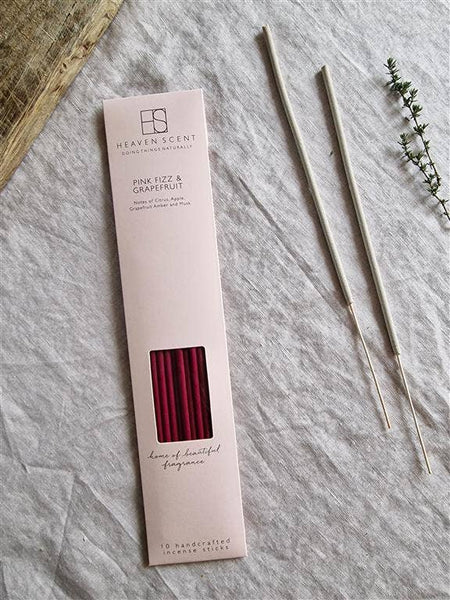 10 Pink Fizz & Grapefruit Incense Sticks - Hauslife