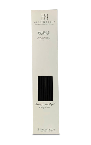 10 Vanilla & Coconut Incense Sticks - Hauslife