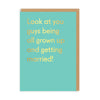 Look At You Guys Greeting Wedding Card
