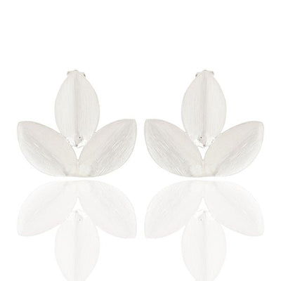 18K Gold Leaf Stud Earrings - Hauslife