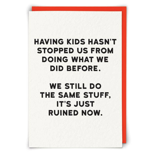 Ruined Greeting Card