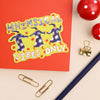 Whimsical Vibes Only Glitter Sticker
