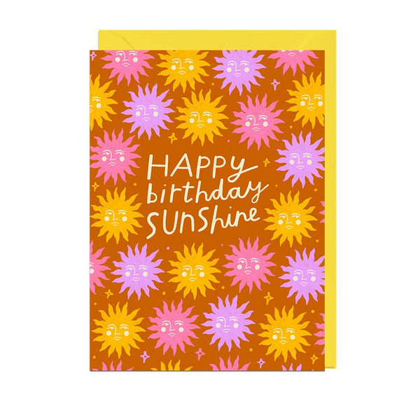 Happy Birthday Sunshine Card
