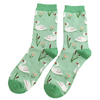 Ladies' Bamboo Socks - Swans