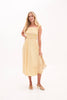 Katie Yellow & White Stripe Dress