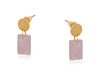 Lola Petite Resin Rectangle Stud Earrings
