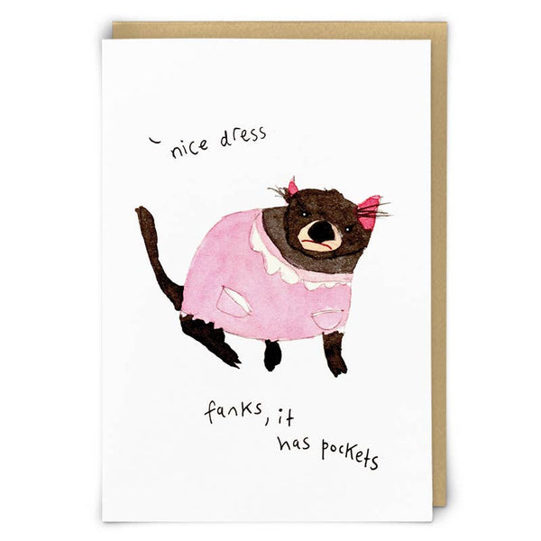 Pockets Greetings Card