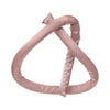 4pc Satin Heatless Curls Set with Clip - Dusty Rose - Hauslife