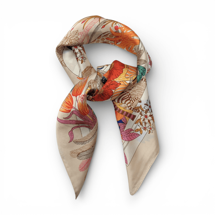 70*70cm Jungle Square Silk Touch Scarf - Hauslife