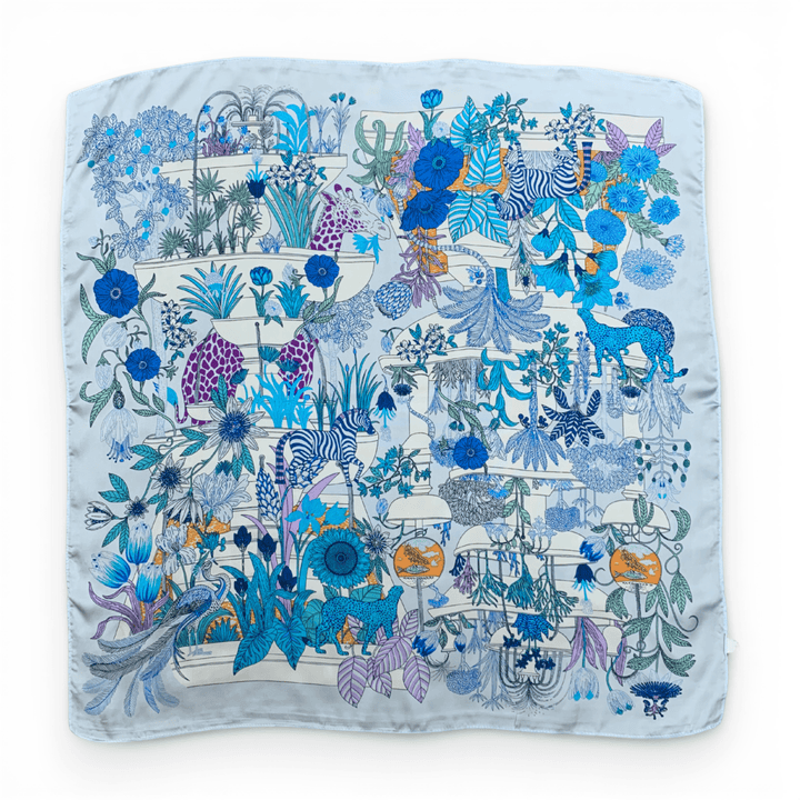 70*70cm Jungle Square Silk Touch Scarf - Hauslife