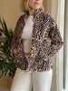 Leopard Print Velvet Jacket