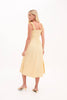 Katie Yellow & White Stripe Dress