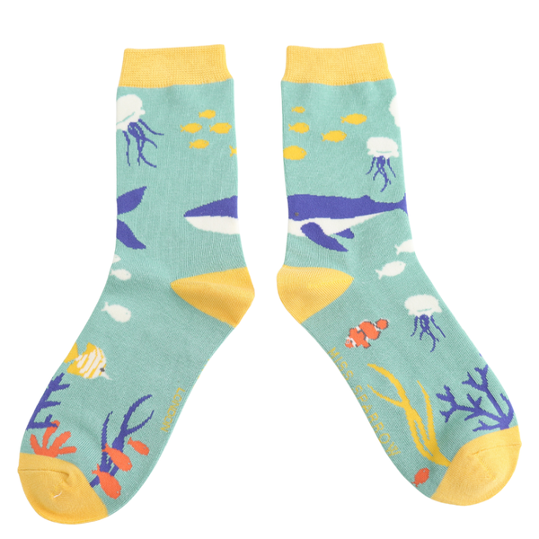 Ladies' Bamboo Socks - Under The Sea