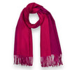 Reversible Two Tone Cashmere-Blend Scarf