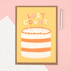 Greeting card - 'lost count'