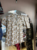 Cotton Pyjama Shorts Set - White Cheetahs