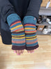 Fleece-Lined Wristwarmers - Rainbow & Stripes