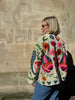 Embroidered Velvet Suzani Jacket - Ivory Floral