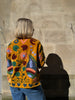 Embroidered Velvet Suzani Jacket - Mustard Floral