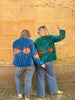 Embroidered Velvet Suzani Jacket - Teal Evil Eye