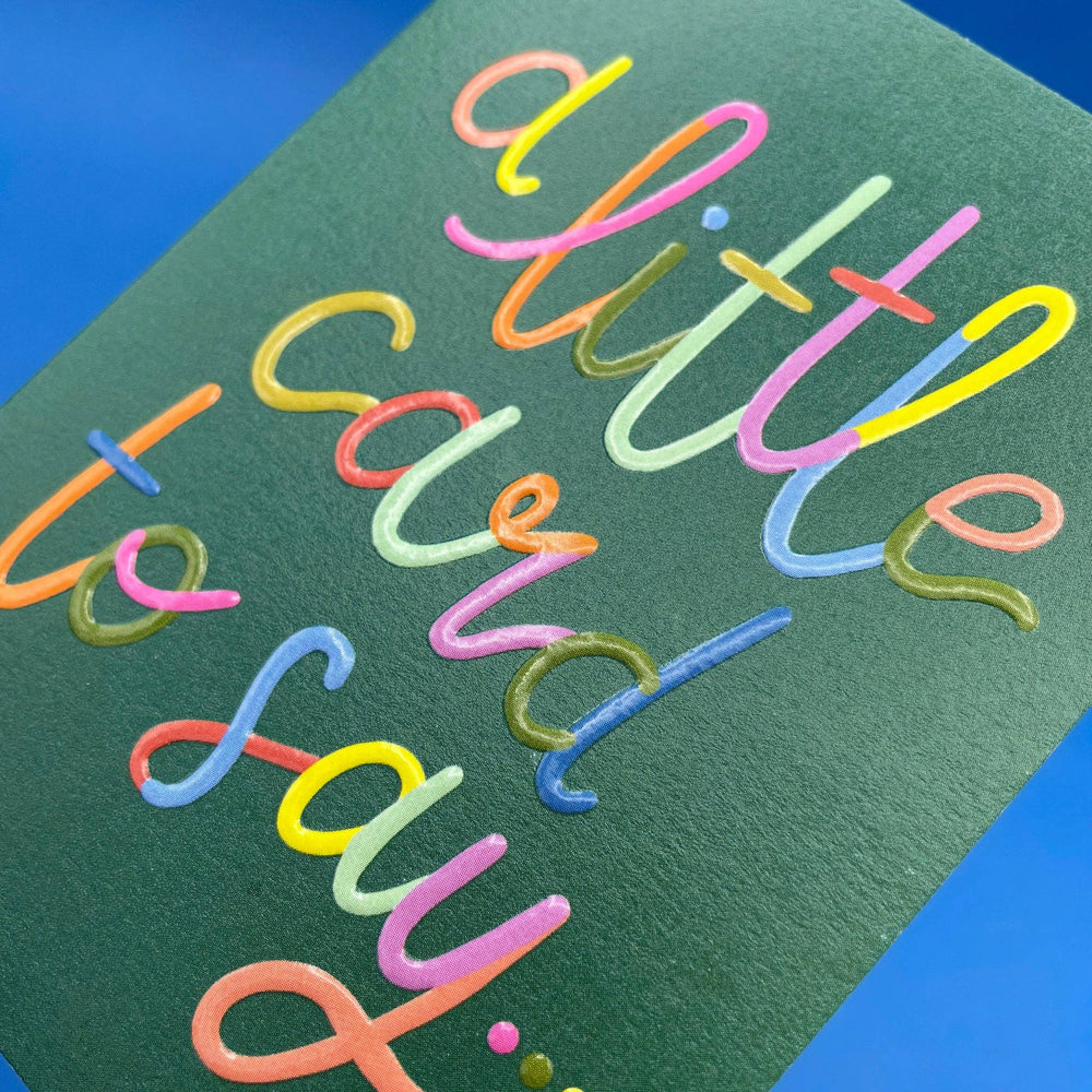 A Little Card to Say - Hauslife