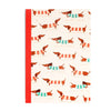 A5 Notebook - Sausage Dog (Pattern) - Hauslife