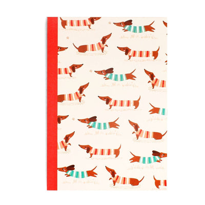 A5 Notebook - Sausage Dog (Pattern) - Hauslife