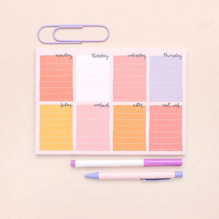 A5 Weekly Planner Notepad - Hauslife