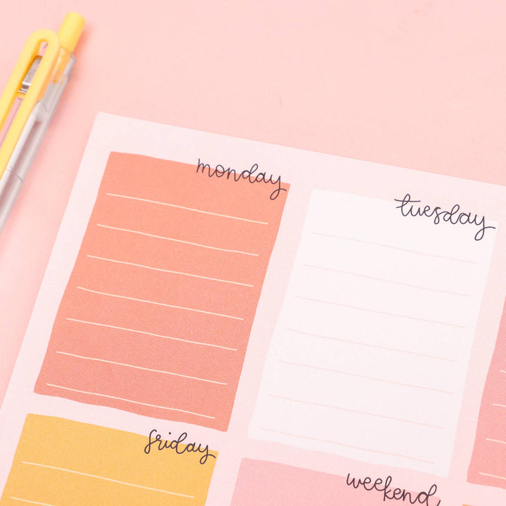 A5 Weekly Planner Notepad - Hauslife