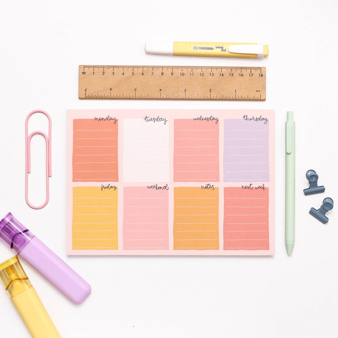 A5 Weekly Planner Notepad - Hauslife