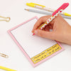 A6 Notepad - Pink Grid - Hauslife