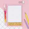 A6 Notepad - Pink Grid - Hauslife