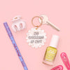 Acrylic keyring - no worries if not - Hauslife