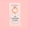 Acrylic keyring - no worries if not - Hauslife