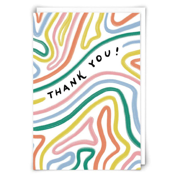 Thank You Pattern Greetings Card