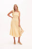 Katie Yellow & White Stripe Dress