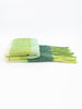 Allie Heavyweight Scarf - Green, Square Colour Block - Hauslife