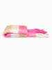 Allie Heavyweight Scarf - Pink, Square Colour Block - Hauslife