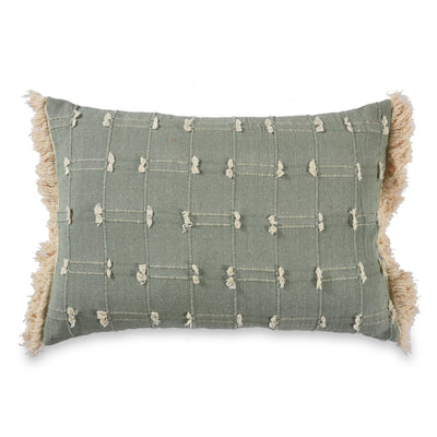 Anouk Tassel Pillow - Sage Green - Hauslife