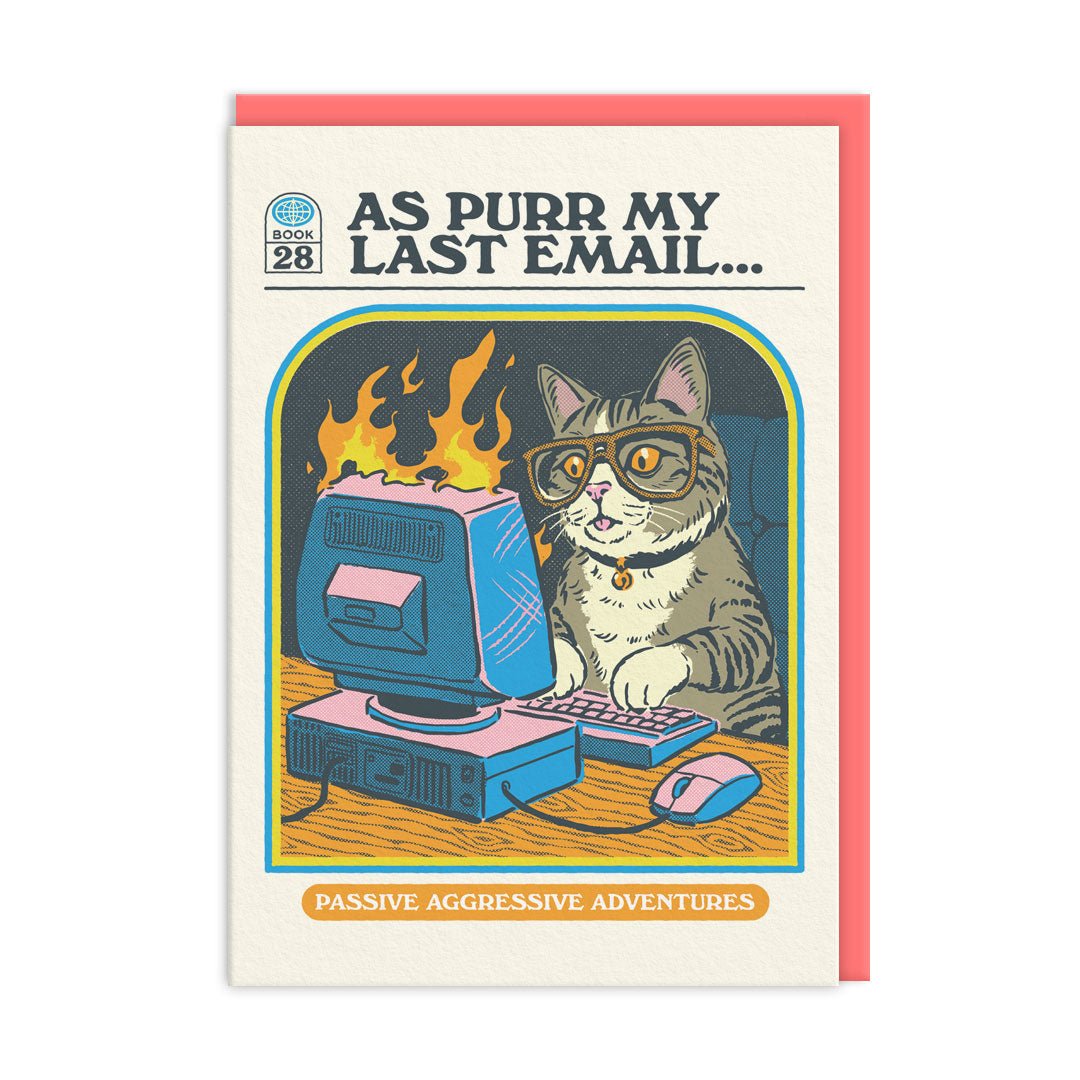 As Purr My Last Email Greeting Card - Hauslife